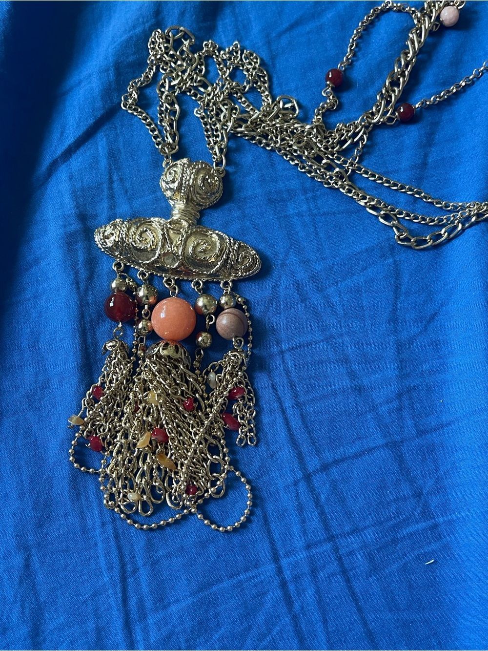 Free People Catriona Layer Statement Necklace NWT - Picture 6 of 7
